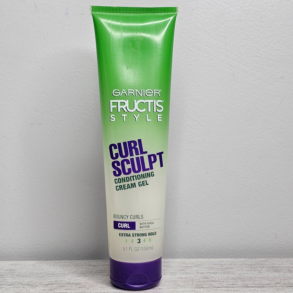 GARNIER Fructis Style‎ Curl Sculpt Conditioning Cream Gel for Curly Hair 5.1 oz